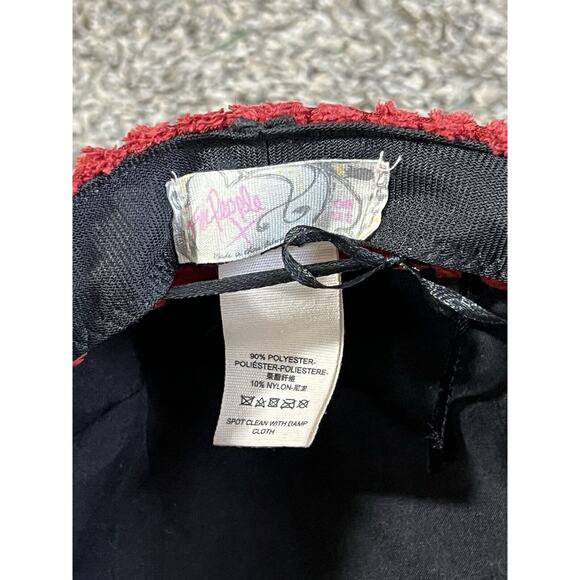 Free People Rust Red Corduroy Baseball Cap Hat Adjustable One Size - Picture 6 of 7